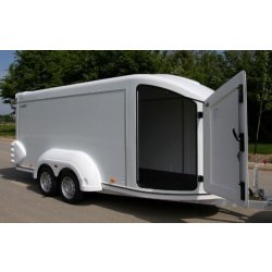 Centaure 4400 - Remorque fourgon - Vans Bardot - 850 kg - Polyester moulé - Châssis galvanisé - 2 essieux 1500 kg
