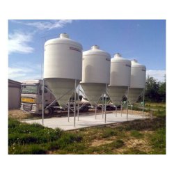 Silo d'aliment d'élevage à cône axial translucide - Capacité 9 et 22m3 - Ø2325 - Star