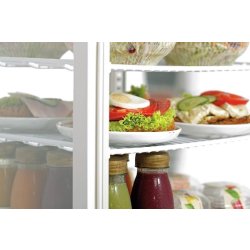 Mini vitrine réfrigérée 78 L, blanche 700578G Bartscher