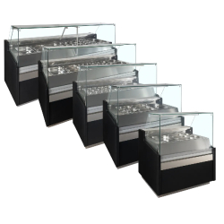 Vitrine réfrigérée SPID150 Noir TEFCOLD