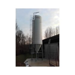 Silo industrie sur pieds droits avec un capteur connecté SiloMetric, capacité jusqu'à 200 m3 - ROUSSEAU