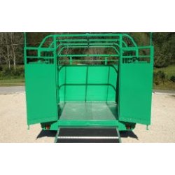 Rb30 - bétaillère à essieu fixe - ets querry - fond aluminium