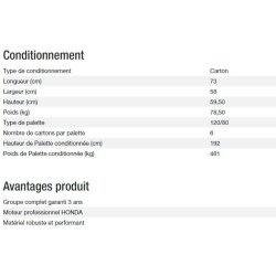 Power HXC 7500 T C5 - Groupe électrogène INTENS Kohler - Puissance max 5,70 kW - 50 Hz