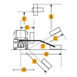 Broyeur forestier Marolin M400S APS - M48SX APS - M490SX APS, 100 cm - Débroussailleuse hydraulique pour tracteurs 60-80 HP