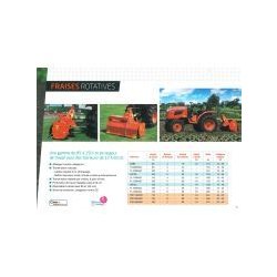 Fl - fraises et herses rotatives - caroni spa - poids 144 à 207 kg