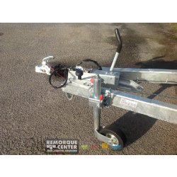 Benne Lider - PTAC 3500 Kg - 2 essieux freinés - Pompe électrique et manuelle - 400 x 190 x H35 cm - Référence 39614PE