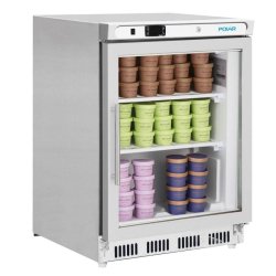 Vitrine réfrigérée négative de comptoir Série C inox 129L PC008 Polar