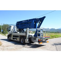 Zed 32 JHV camion nacelle - CTE - 31,6 m - Double pantographe, bras télescopiques et système S3 Smart Stability