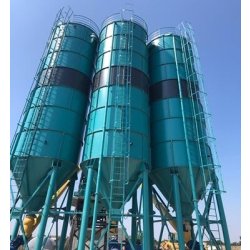 Silo à ciment CS-100 - CONSTMACH - capacité 100 tonnes - version boulonnée ou soudée