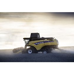 Moissonneuse batteuse New Holland CX5.90 Hillside - 3,5 m - Trémie 7 300 L - Puissance 300 ch - Largeur de coupe jusqu'à 6,10 m