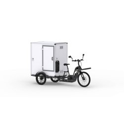 Vélo cargo triporteur VUF avec module Cleaner - 150 kg - Transport de déchets verts, palettes et matériel d'entretien