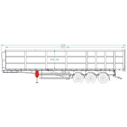 Benne acier tps ferraille - socari - volume : de 60 m3 à 65 m3