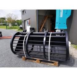 Godet pour chargeuse à griffe de compactage hydraulique