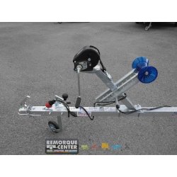 Porte-bateau pneumatique multirouleaux - SW225 - roue 10' - PTAC : 360Kg - 1 essieu - Sun Way