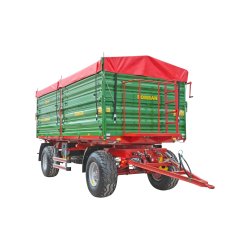 R 160 CSGA - Benne agricole à double essieu - ROMSAN - capacité de 16150 kg