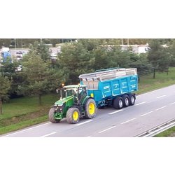 Rollspeed 8851 - Benne agricole monocoque Rolland - Volume maximal 51 m³, hauteur de caisse 1m80, acier HLE