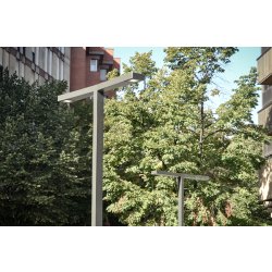 Ensemble lumineux TOMSK T ACTMT - Mât d'acier laminé S235-JR - Hauteur 4m à 7m - Module LEDs 20W à 120W