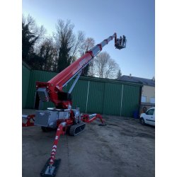 Nacelle araignée LEO30Tplus - Hauteur 30m - Déport 17m - 400kg - Diesel et électrique