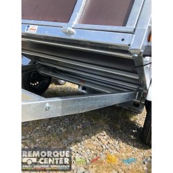 Remorque en Bois LIDER - 39440 - 201x133x40 cm - PTAC : 500/750 kg - Bricolage, Jardinage, Déménagement