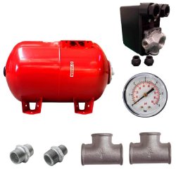 Kit Complet Ballon Surpresseur à Vessie Varem Horizontal 60l