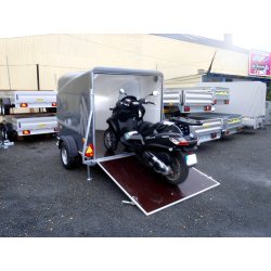 Remorque fermée moto - debon - cargo 1300