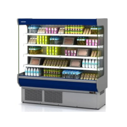 Vitrine réfrigérée pour cuisines professionnelles - grandes surfaces vitrées et éclairage performant