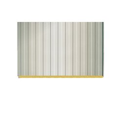Panneau sandwich imitation tuile - Couverture isolante pour bâtiments - Épaisseurs 40, 50, 60 mm