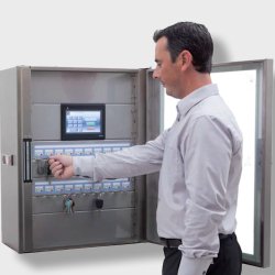 Armoire à clés automatisé avec ouverture par biométrie/badge