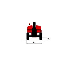 260 tj + nacelle élévatrice articulée - manitou - hauteur de travail 25.89m