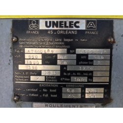 Groupe électrogène d'occasion - SSCM - 850 KVA