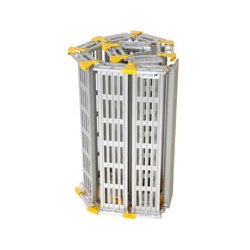 Rampe pour handicapé en aluminium - largeur 910mm - pente de 5% - surface antidérapante