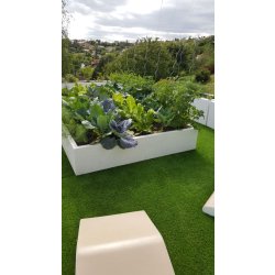 Jardinière carrée en résine Ultra® - sur mesure, résistante et personnalisable pour intérieur et extérieur