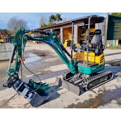 Mini pelle équipé d'un moteur yanmar 11.5kw 3tnv70 - canopy - lovol fr18-e