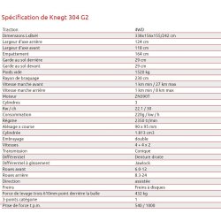 304 g2 - tracteur agricole - knegt - puissance 30 ch