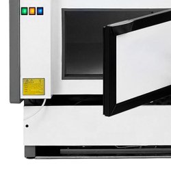 Vitrine réfrigérée avec service-arrière 250 x 98 cm et réserves réfrigérées
