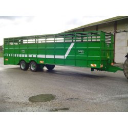Vachères 2 essieux - remorque bétaillère routière - ETS Danel - modèles V080 à V105 avec options variées