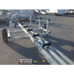 Chariot de manutention SW1400MA - SUN WAY - remorque cassante - 1 essieu - PTAC : 1700Kg - référence SW1400MA21