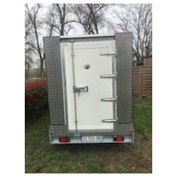 Remorque frigorifique double essieu 2x1350kg - RAPHA 20 - Châssis Lider freiné et dimensions intérieures optimisées