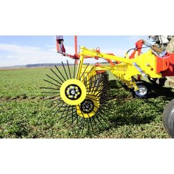 Herse étrille rotative RH 600 M1 - APV - largeur de travail 6 m avec anneaux réglables et efficacité ajustable