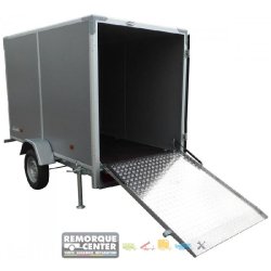 Remorque fourgon Lider V3 - freiné - 260x155x177 cm - PTAC : 1350 kg - Reference 42960