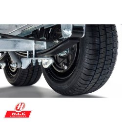 Remorque porte-engins professionnelle Hapert Indigo - 4,55 m de longueur utile, PTAC 3500 kg