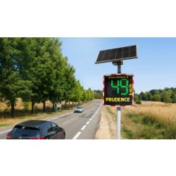 Radars pédagogiques EVOLIS Mobility - Alimentation solaire, électrique ou hybride