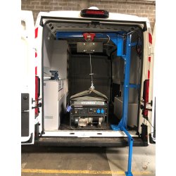 Potence de levage à bras fixe pour véhicule utilitaire - capacité maxi 500 kg