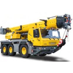 Grue automotrice GMK3060L - Manitowoc Cranes - charge maximum 60 t - flèche MEGAFORM à 7 sections et support compact