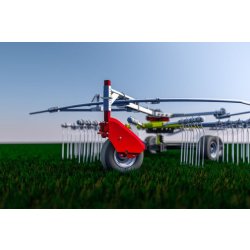 Top 1252 c - andaineurs 4 rotors - pottinger - 8,00 à 14,00 m