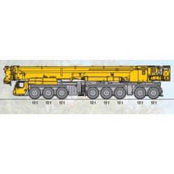 Ltm 1650-8.1 grues automotrices - liebherr - capacité de charge max 700 t