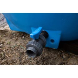 Cuve de stockage d'eau aérienne 500L - AQUA 500 - avec vanne DN40 et trou d'homme