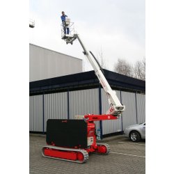 Nacelle araignée LEO12T - Agile, sans pollution, idéale pour la maintenance des bâtiments, 12m hauteur de travail