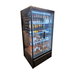 Vitrine réfrigérée verticale SLIM portes battantes en verre - économie d'énergie, dimensions 1m à 2m50
