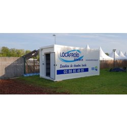 Chambre  froide transportable, modulable et autonome pour le stockage et le dépannage frigorifique
